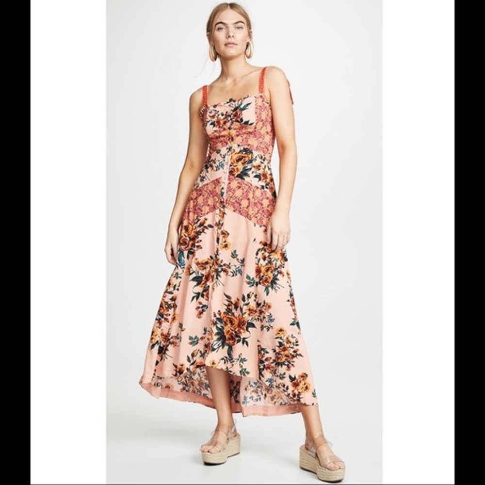 Free People Floral Maxi Dress